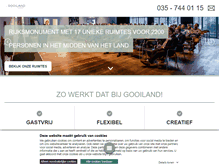 Tablet Screenshot of gooilandevents.nl